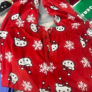 Hello kitty Christmas pajama pants medium